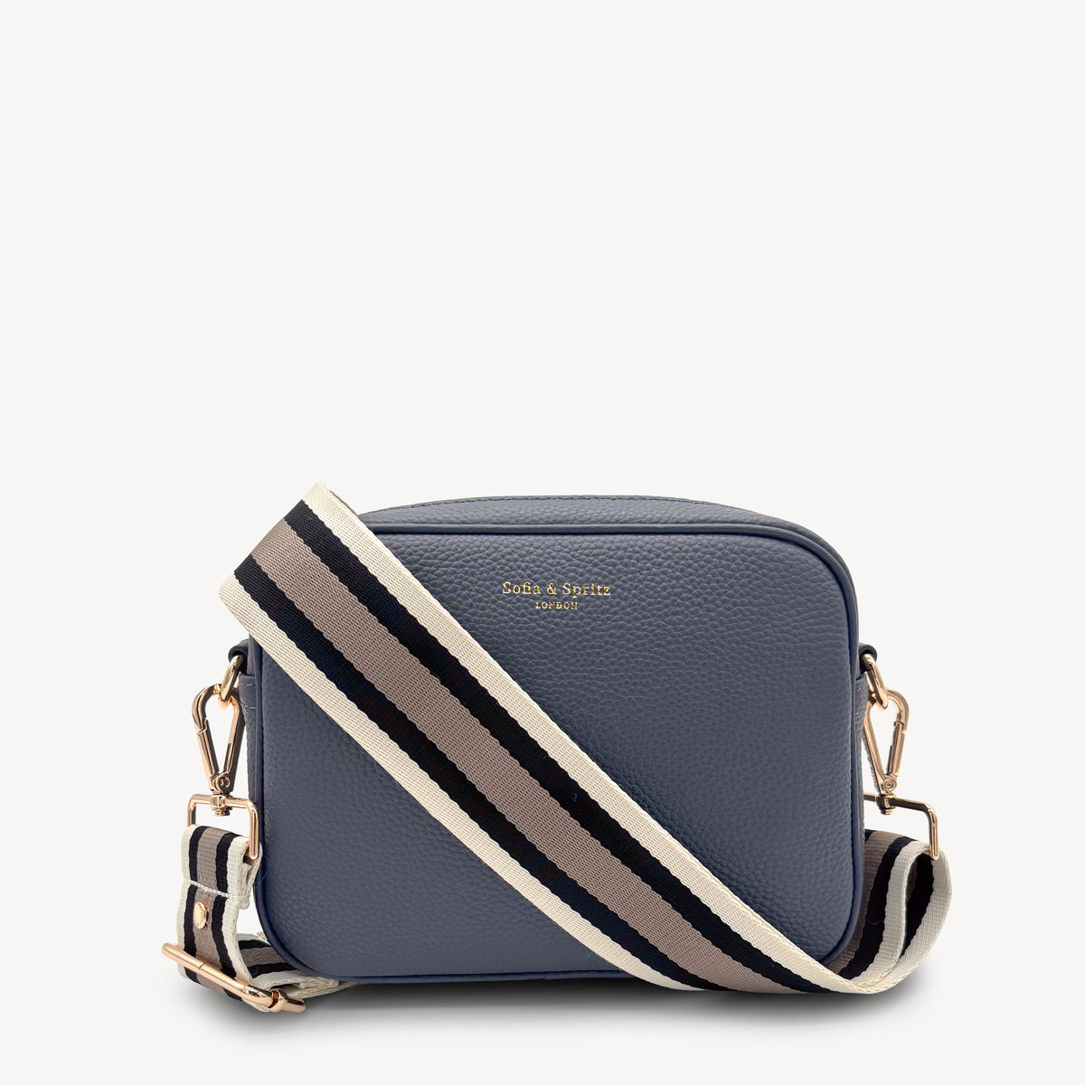 Black, Stone & Tan Stripe Strap