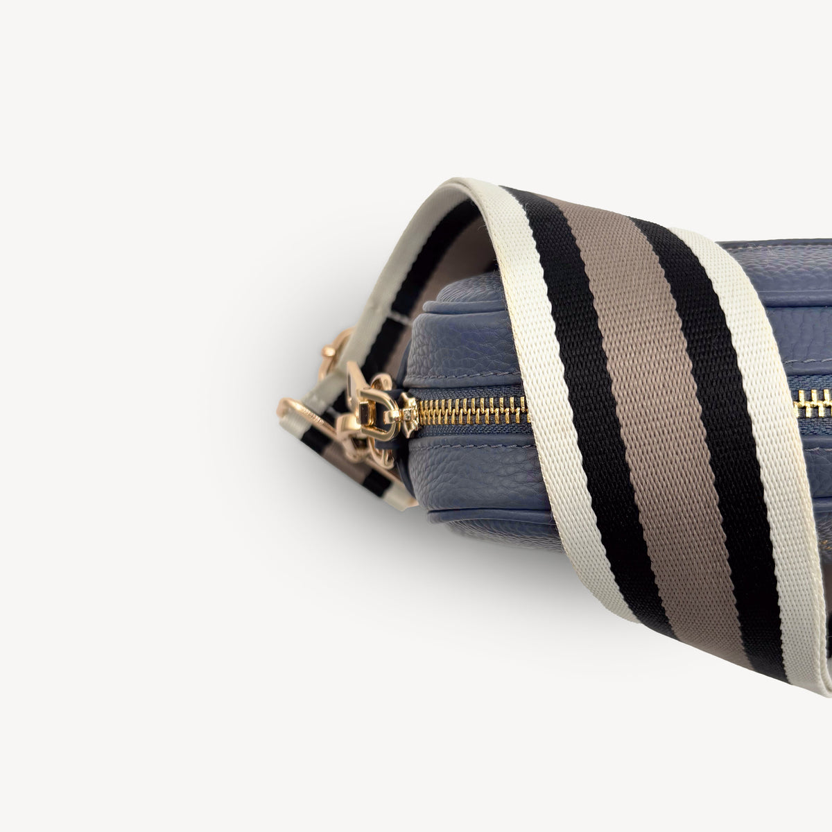 Black, Stone & Tan Stripe Strap