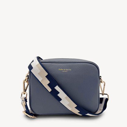 Navy, Stone & Tan Puzzle Strap