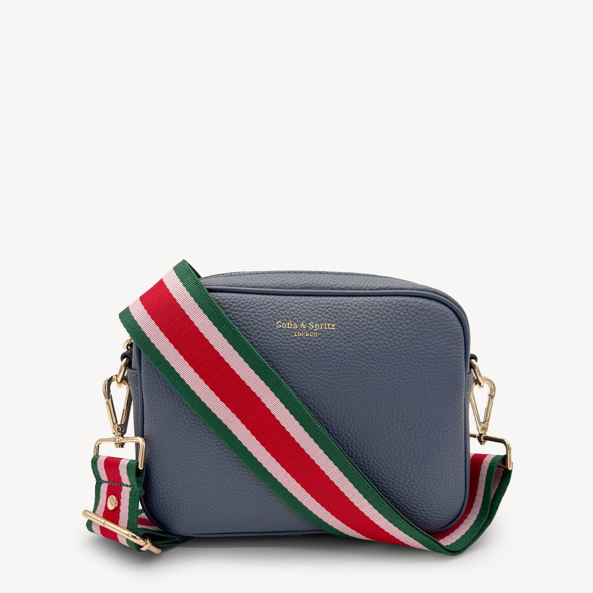Red, Pink & Green Stripe Strap