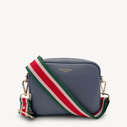 Red, Pink & Green Stripe Strap