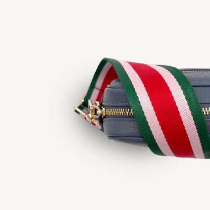 Red, Pink & Green Stripe Strap