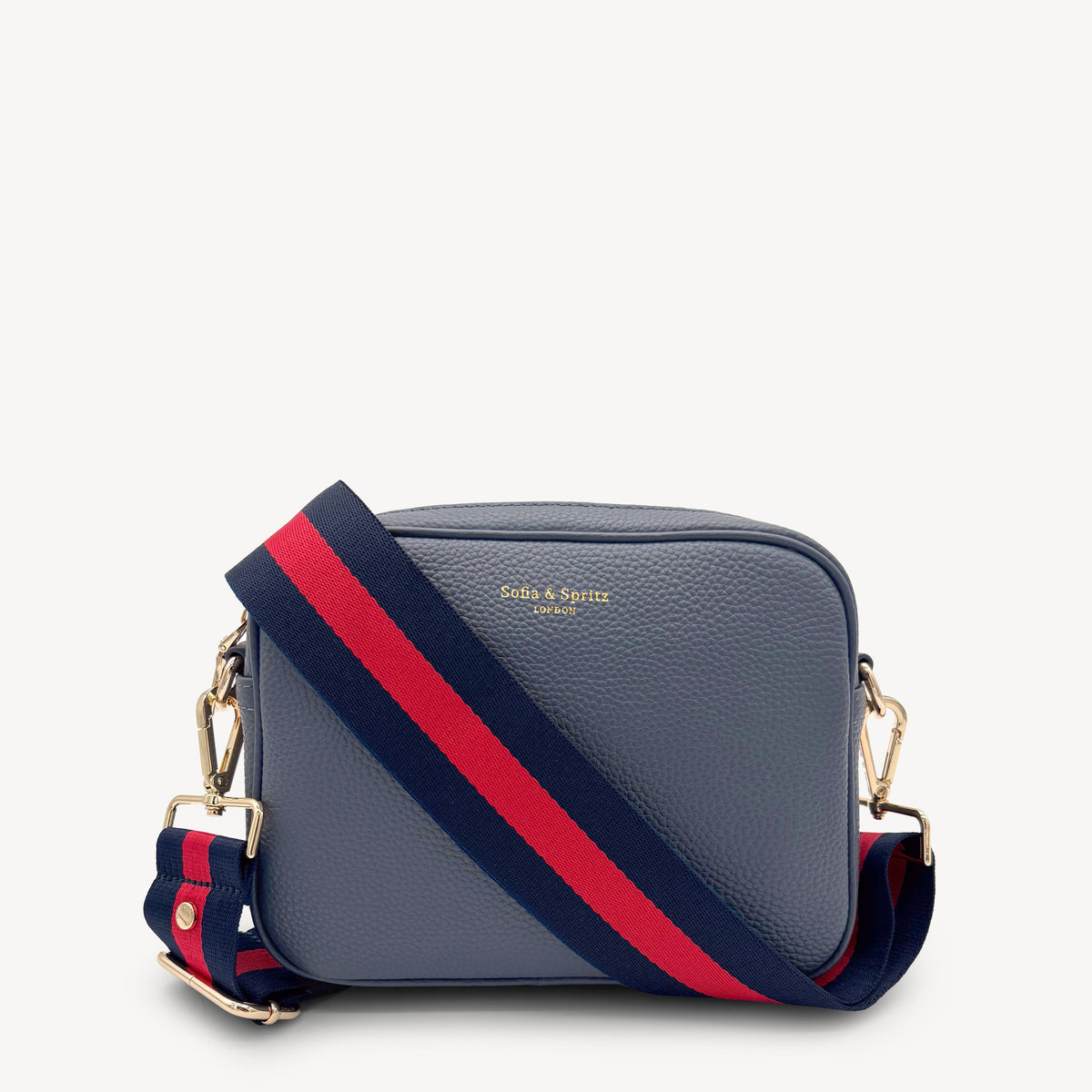 Navy & Red Stripe Strap