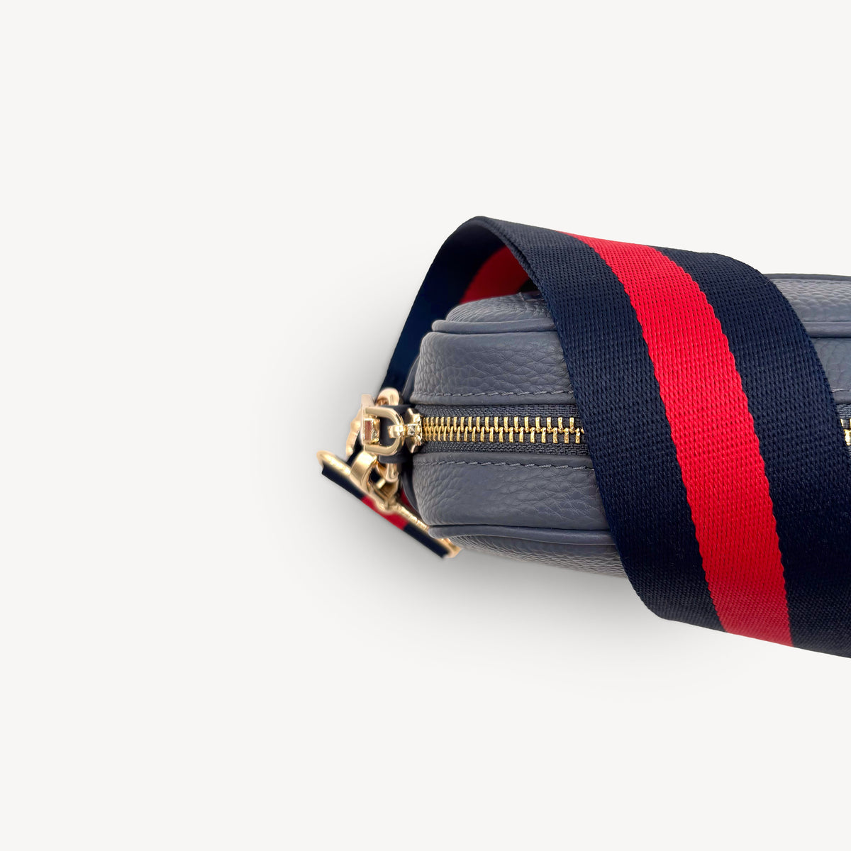 Navy & Red Stripe Strap
