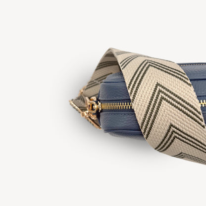 Olive Green & Stone Arrow Strap