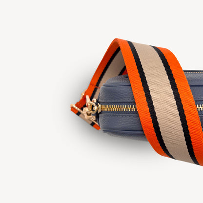 Orange, Tan & Black Stripe Strap
