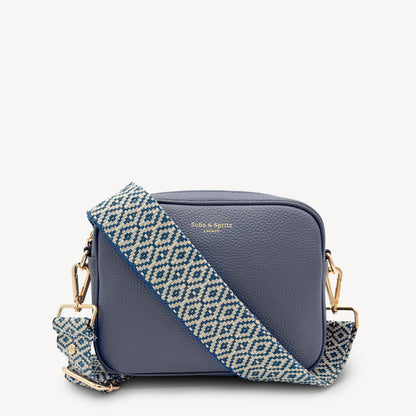Blue & Stone Embroidered Strap