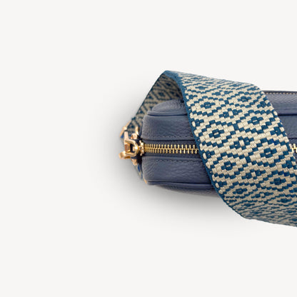 Blue & Stone Embroidered Strap