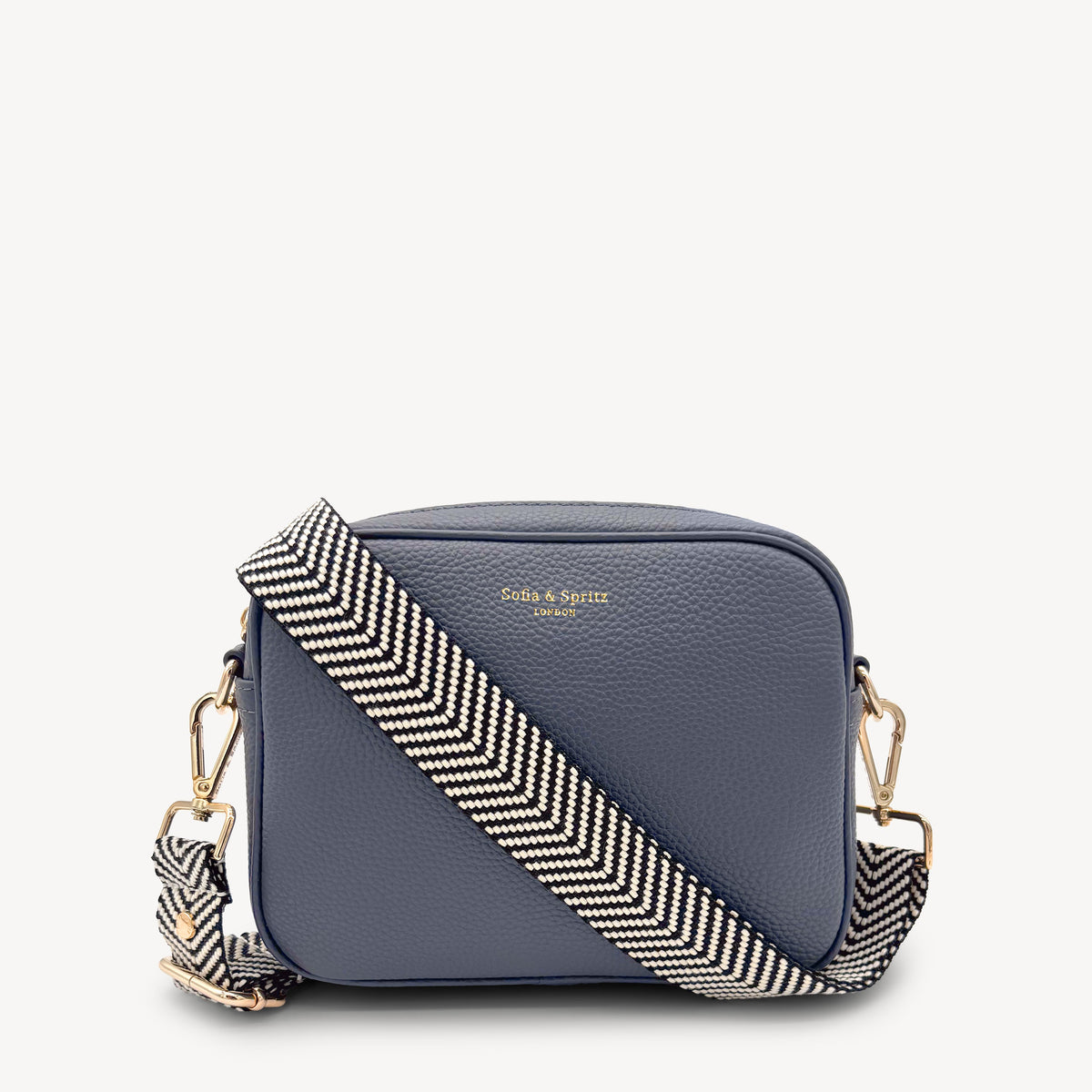 Black & White Chevron Strap
