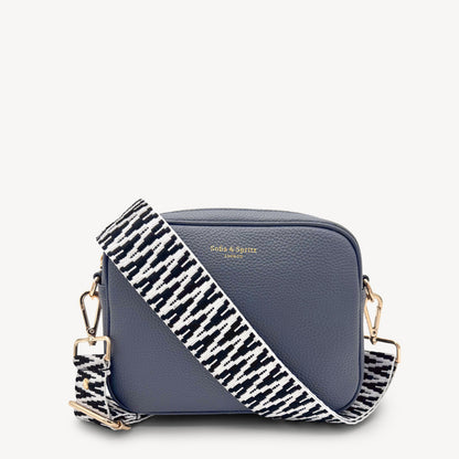 Black & White Zigzag Strap