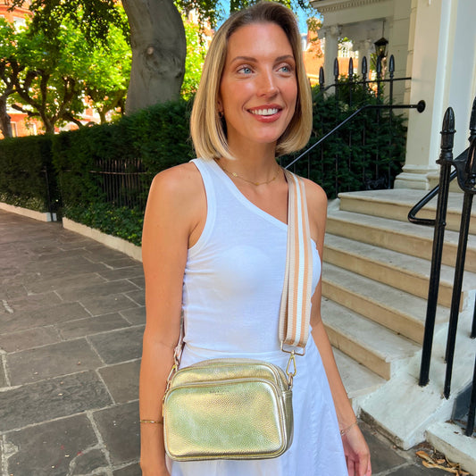 Alba Crossbody Bag - Gold