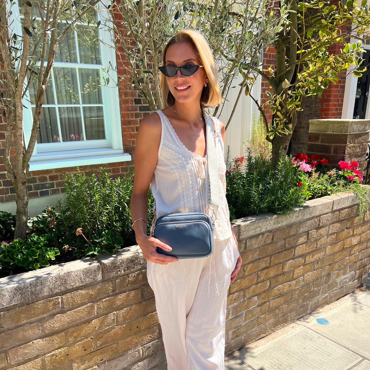Alba Crossbody Bag - Shadow Blue