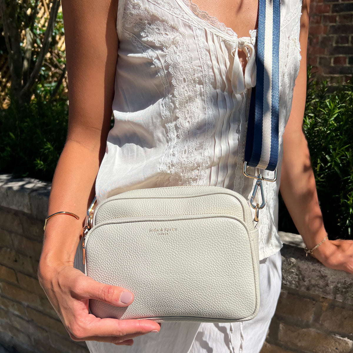 Alba Crossbody Bag - Stone