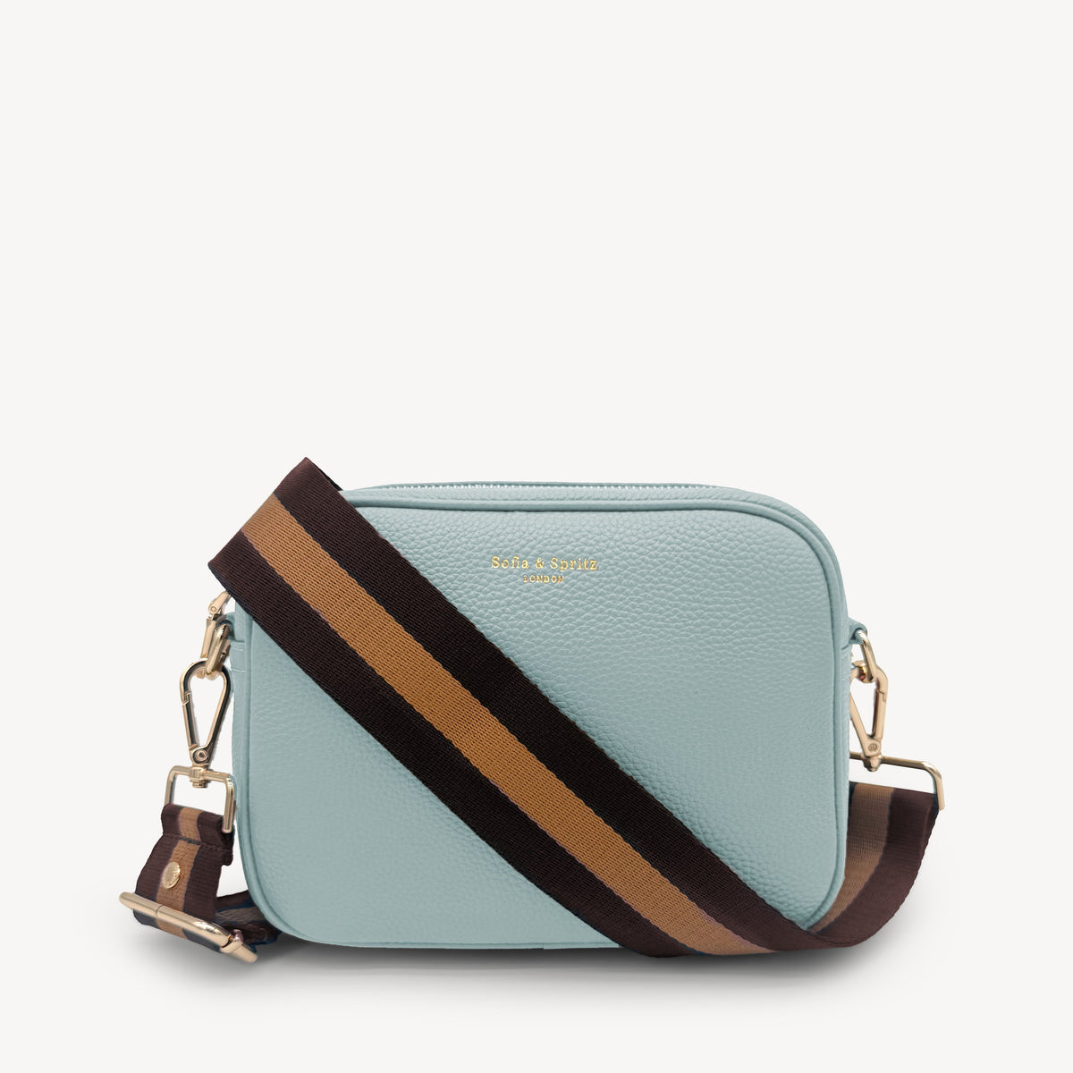 Chocolate Brown Stripe Strap