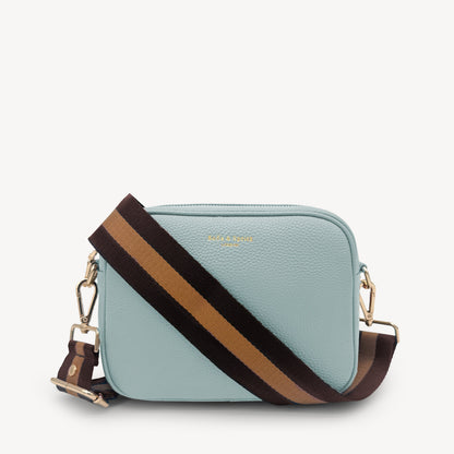 Chocolate Brown Stripe Strap