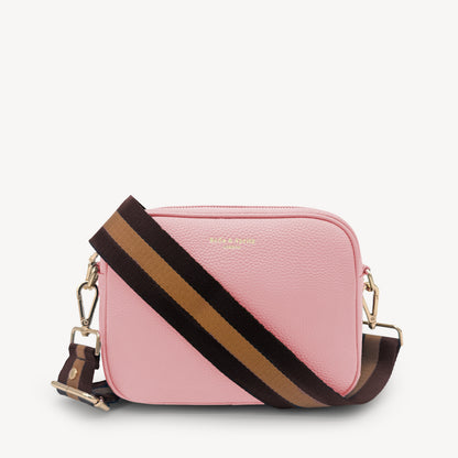 Chocolate Brown Stripe Strap