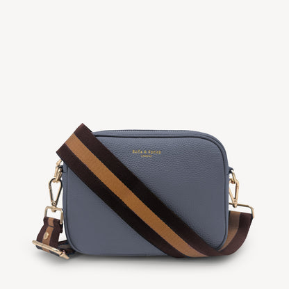 Chocolate Brown Stripe Strap