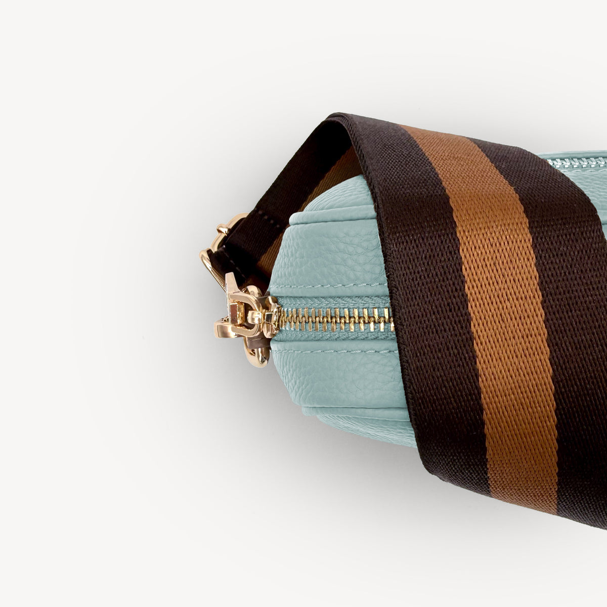 Chocolate Brown Stripe Strap
