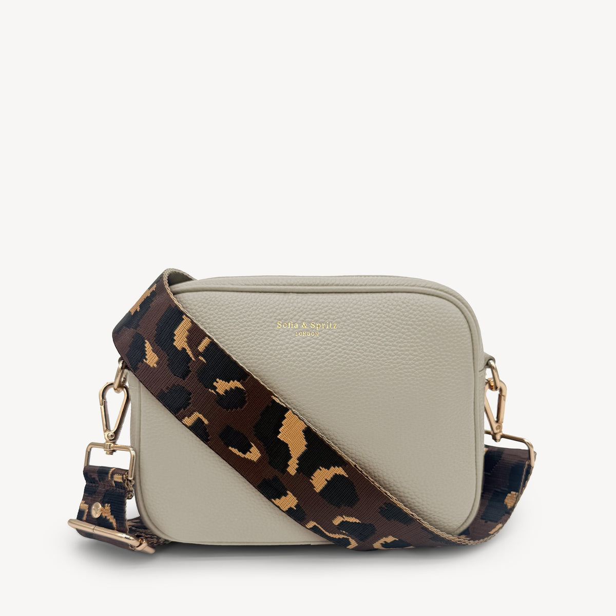 Brown & Gold Leopard Strap