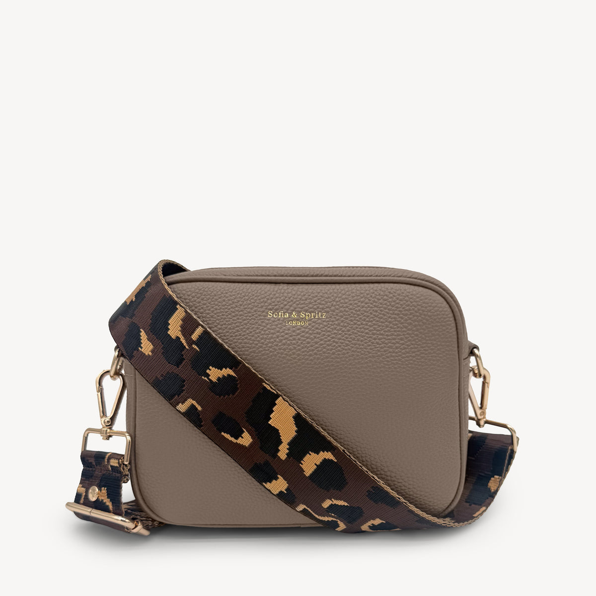 Brown & Gold Leopard Strap