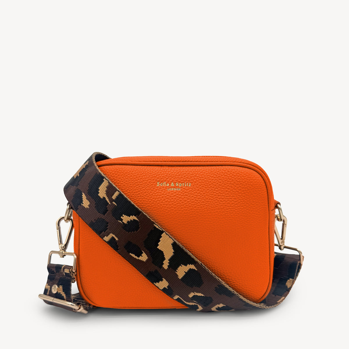 Brown & Gold Leopard Strap