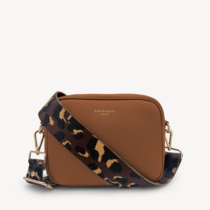 Brown & Gold Leopard Strap