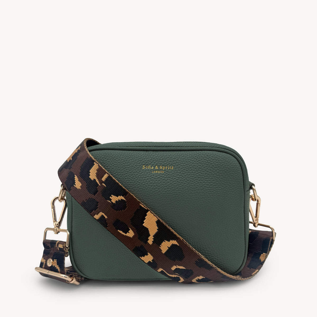 Brown & Gold Leopard Strap