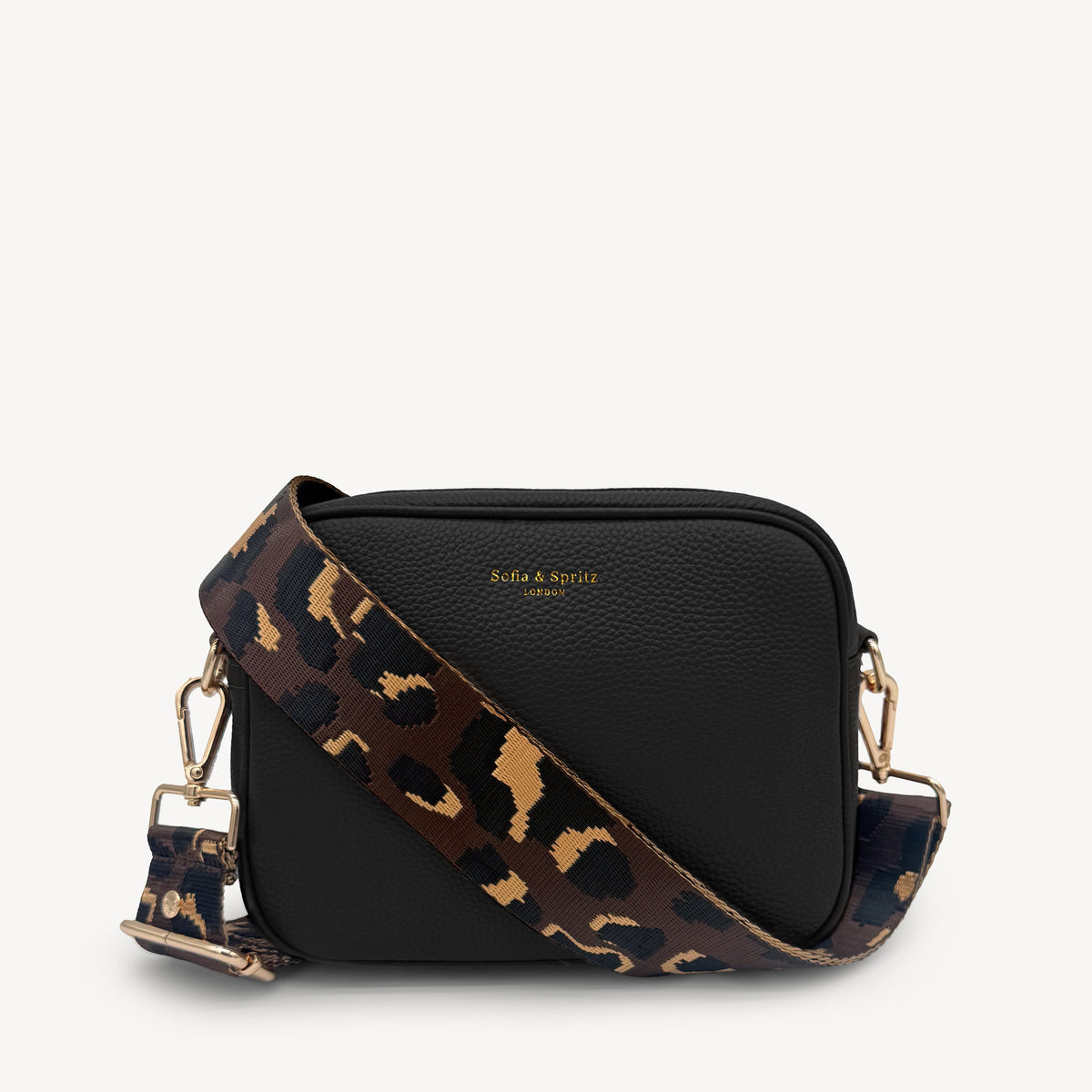 Brown & Gold Leopard Strap