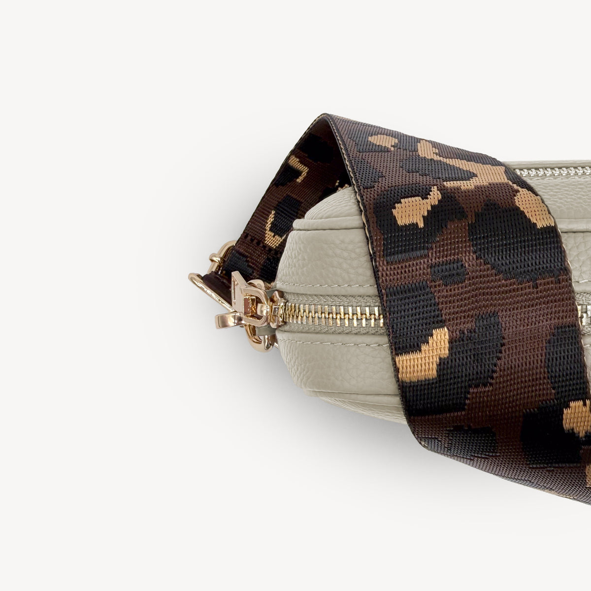 Brown & Gold Leopard Strap