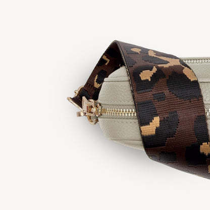 Brown & Gold Leopard Strap