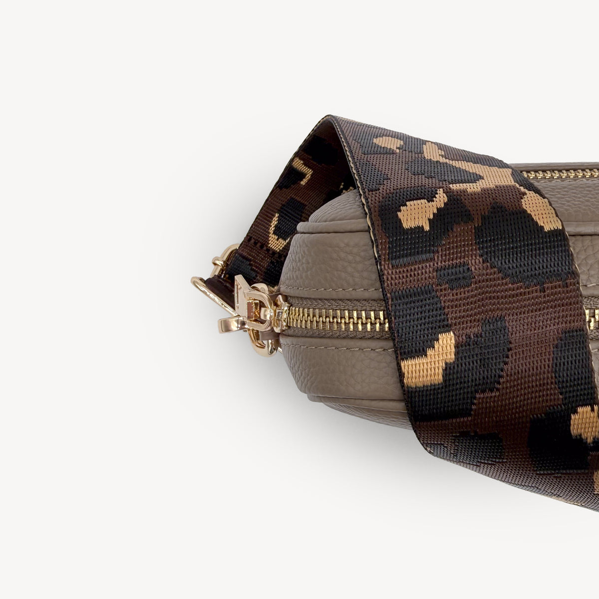 Brown & Gold Leopard Strap