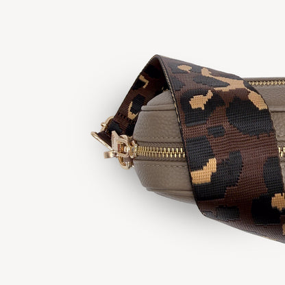 Brown & Gold Leopard Strap