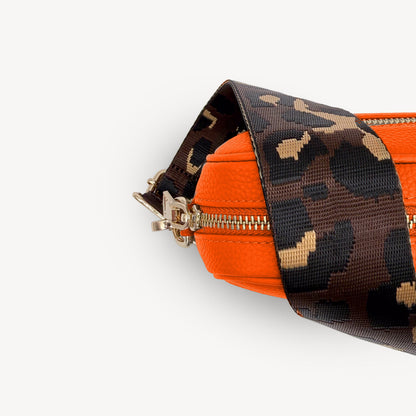 Brown & Gold Leopard Strap