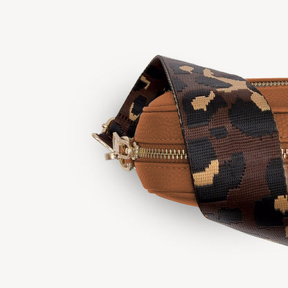 Brown & Gold Leopard Strap