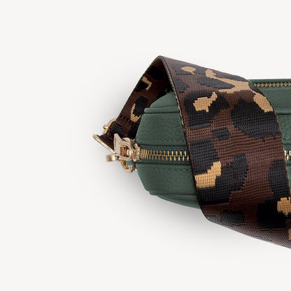 Brown & Gold Leopard Strap