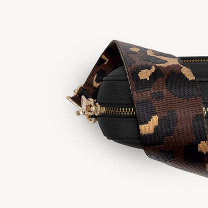Brown & Gold Leopard Strap