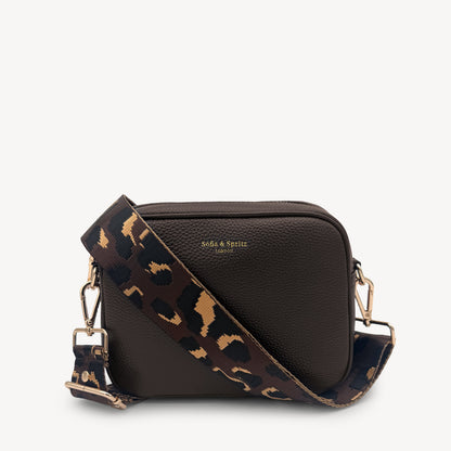 Brown & Gold Leopard Strap