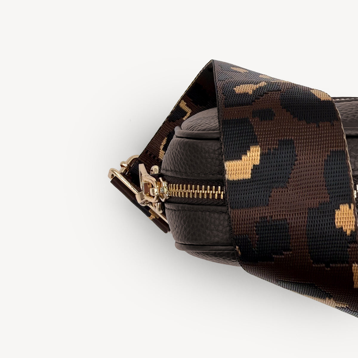 Brown & Gold Leopard Strap