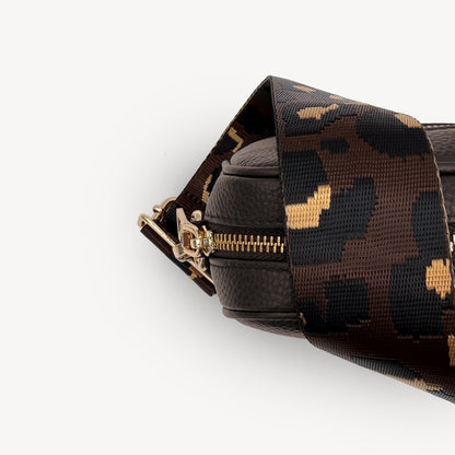 Brown & Gold Leopard Strap