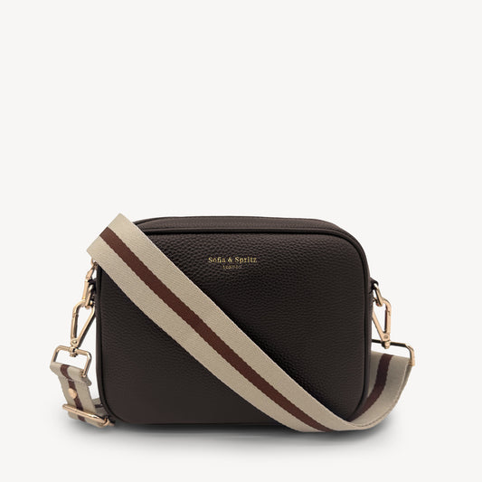Lyla Crossbody Bag - Chocolate Brown