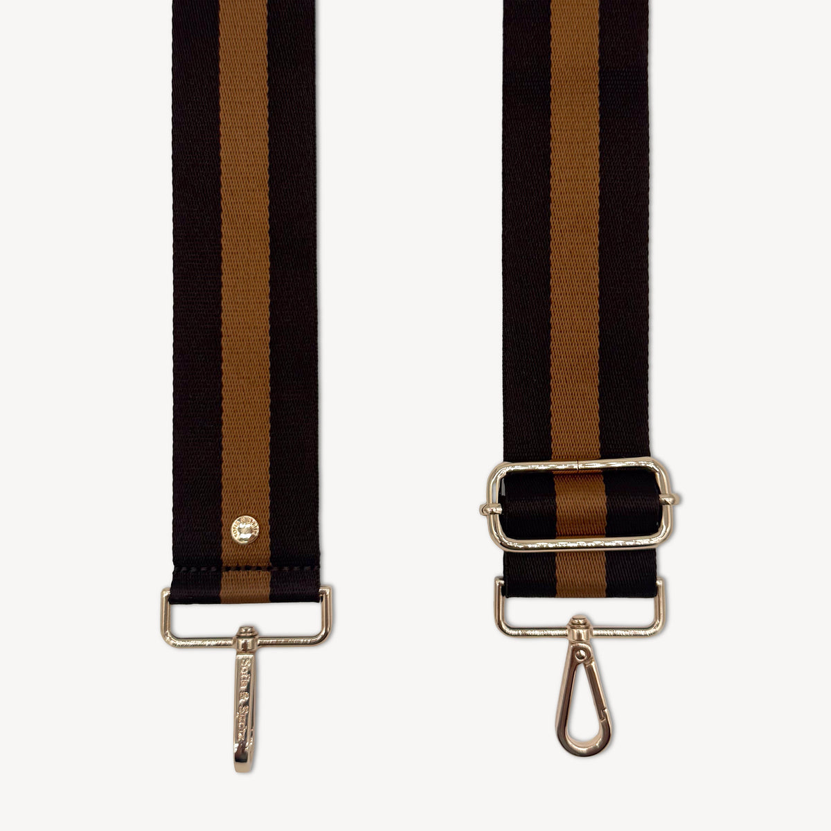 Chocolate Brown Stripe Strap