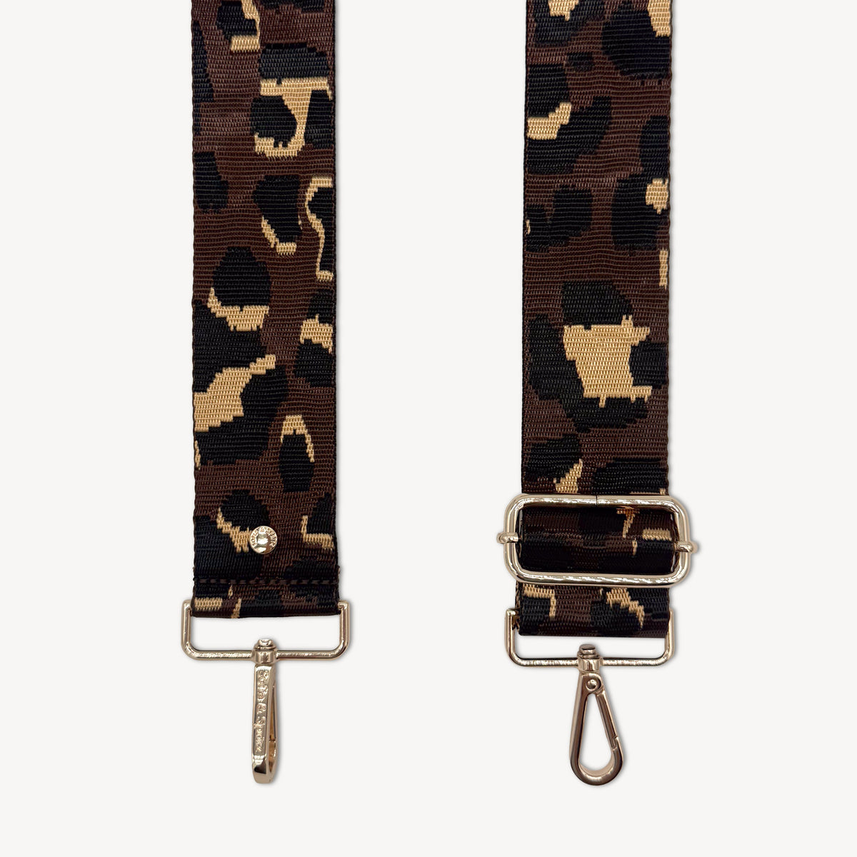 Brown & Gold Leopard Strap