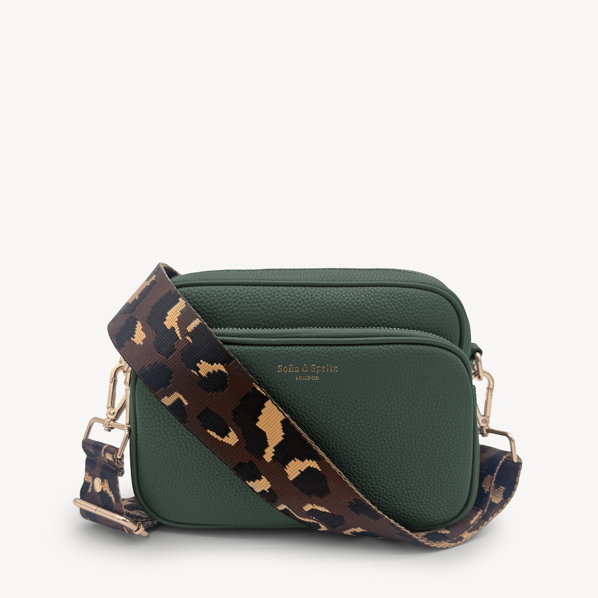 Brown & Gold Leopard Strap