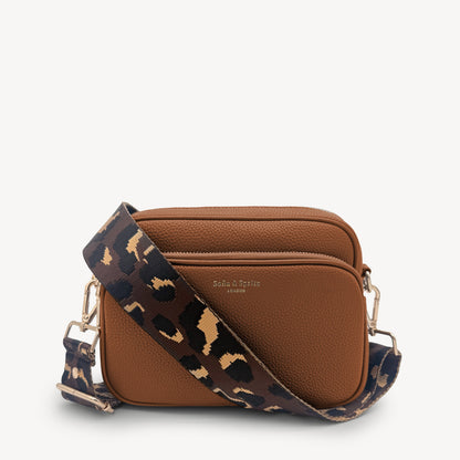 Brown & Gold Leopard Strap
