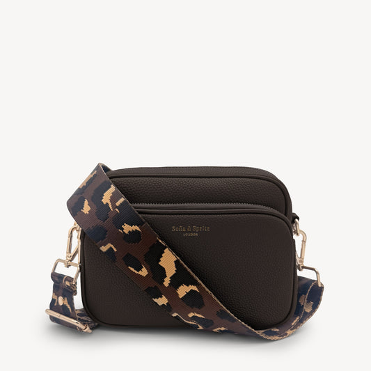 Alba Crossbody Bag - Chocolate Brown
