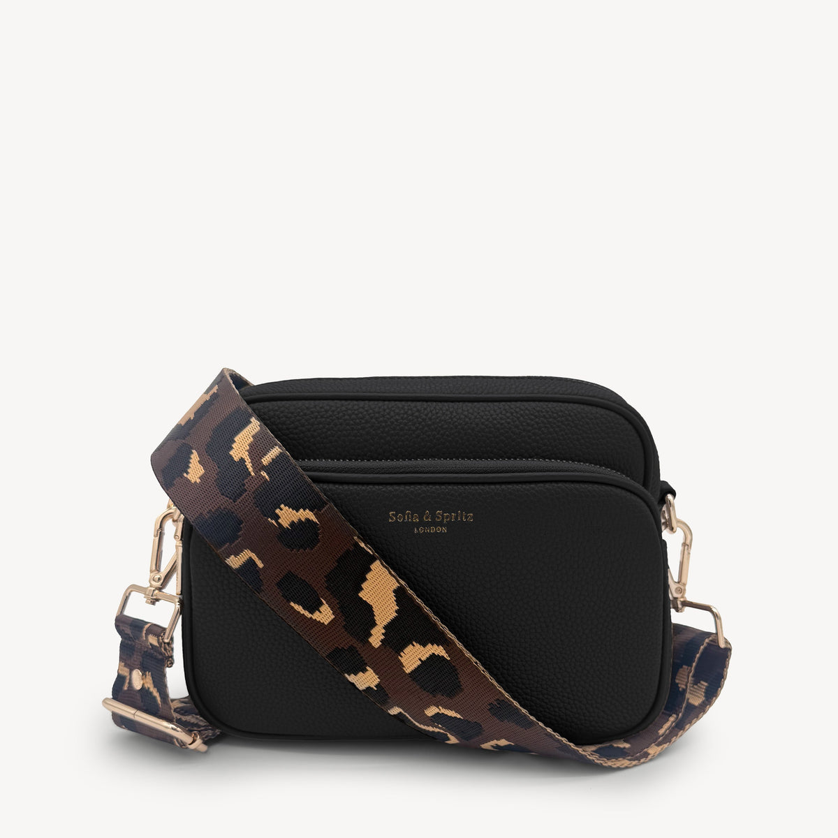 Brown & Gold Leopard Strap