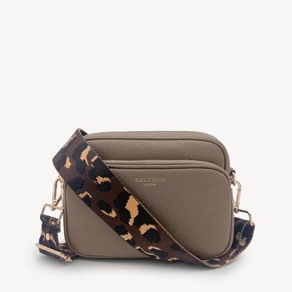 Brown & Gold Leopard Strap
