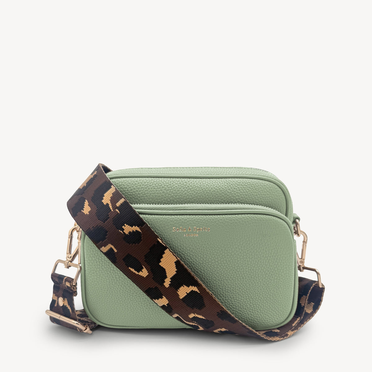 Brown & Gold Leopard Strap