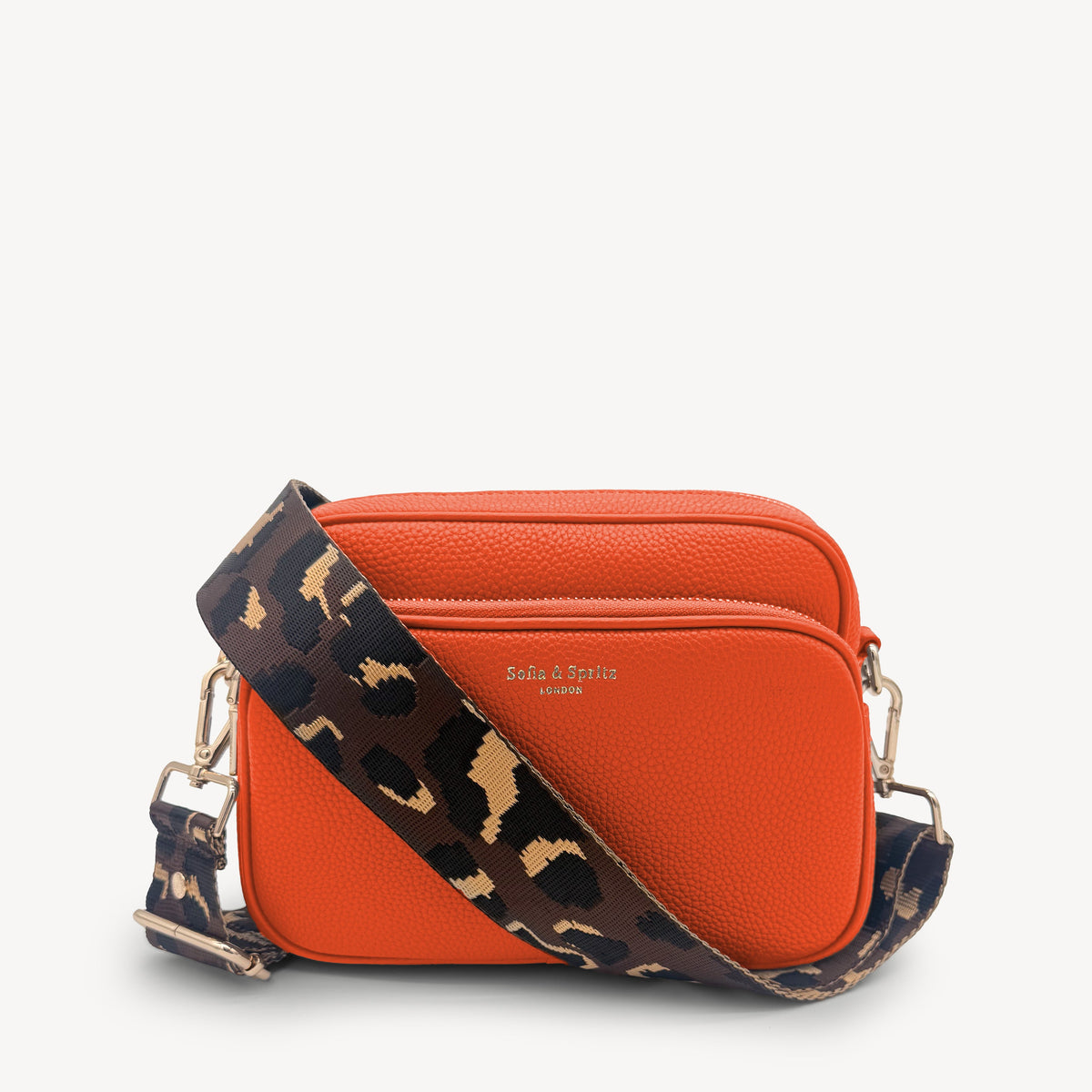Brown & Gold Leopard Strap
