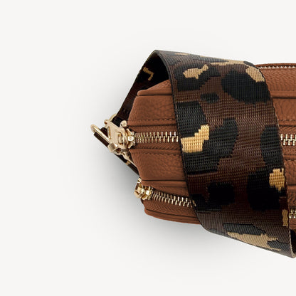 Brown & Gold Leopard Strap